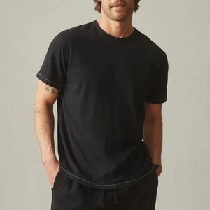 American Giant Men's Hemp Jersey Crew Tee Size 2XL Made In SA